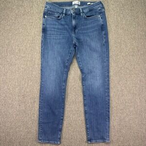 Frame Le‎ Garçon Slim Boyfriend Jeans Women's Size 28 Blue Stretch Denim